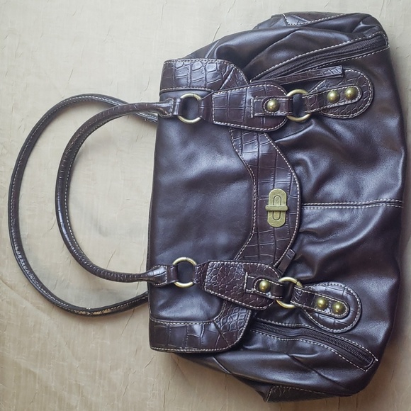 Vintage Beautiful Strang Design Dark Chocolate Women's Shoulder Bag. - Picture 6 of 16